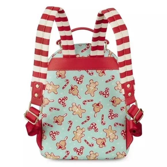 Loungefly Disney Mickey Mouse Holiday Treats‎ Christmas Mini Backpack - Picture 2 of 3